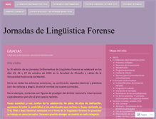 Tablet Screenshot of linguisticaforensemadrid.wordpress.com