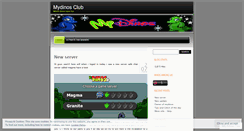 Desktop Screenshot of mydinosclub.wordpress.com