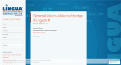 Desktop Screenshot of linguaschool.wordpress.com