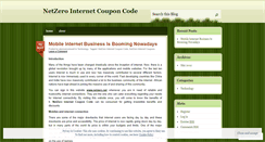 Desktop Screenshot of mobileinternetbusiness.wordpress.com