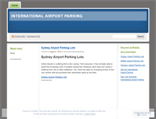 Tablet Screenshot of internationalairportparking.wordpress.com