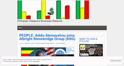 Desktop Screenshot of ethiopianbusinesscorner.wordpress.com