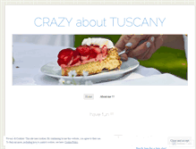 Tablet Screenshot of crazyabouttuscany.wordpress.com