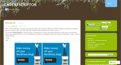 Desktop Screenshot of caveatscriptor.wordpress.com