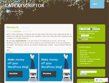 Tablet Screenshot of caveatscriptor.wordpress.com