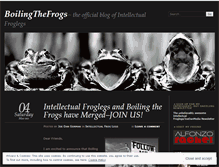 Tablet Screenshot of boilingthefrogs.wordpress.com