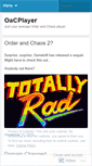 Mobile Screenshot of oacplayer.wordpress.com