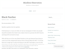 Tablet Screenshot of mindlessobservation.wordpress.com