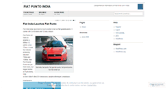 Desktop Screenshot of fiatindia.wordpress.com