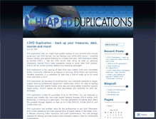 Tablet Screenshot of cheapcdduplications.wordpress.com