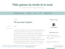 Tablet Screenshot of lespetitsgateauxdumondedelamode.wordpress.com