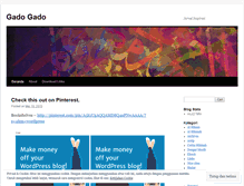 Tablet Screenshot of gadogado.wordpress.com