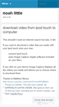 Mobile Screenshot of noahlittle.wordpress.com