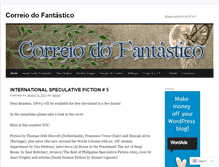 Tablet Screenshot of correiodofantastico.wordpress.com