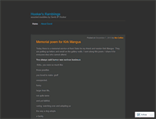 Tablet Screenshot of davidjphooker.wordpress.com