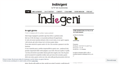 Desktop Screenshot of indiegeni.wordpress.com