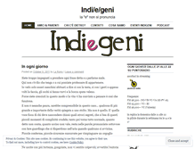 Tablet Screenshot of indiegeni.wordpress.com