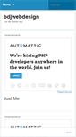 Mobile Screenshot of bdjwebdesign.wordpress.com