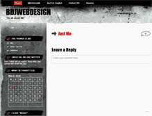 Tablet Screenshot of bdjwebdesign.wordpress.com