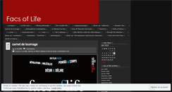 Desktop Screenshot of facsoflife.wordpress.com