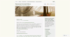 Desktop Screenshot of freedomtreatmentcenter.wordpress.com