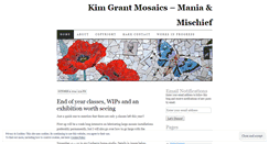 Desktop Screenshot of kimgrantmosaics.wordpress.com