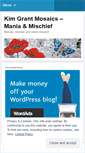 Mobile Screenshot of kimgrantmosaics.wordpress.com