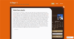 Desktop Screenshot of 1four1.wordpress.com