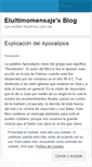 Mobile Screenshot of elultimomensaje.wordpress.com