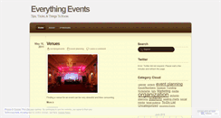 Desktop Screenshot of everythingeventsmcom63.wordpress.com