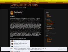 Tablet Screenshot of jackbaggott16.wordpress.com