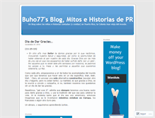 Tablet Screenshot of buho77.wordpress.com