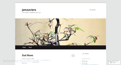 Desktop Screenshot of jamxaviers.wordpress.com