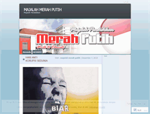 Tablet Screenshot of majalahmerahputih.wordpress.com