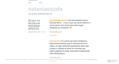 Desktop Screenshot of nataniaestafa.wordpress.com