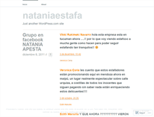 Tablet Screenshot of nataniaestafa.wordpress.com