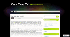 Desktop Screenshot of cindytalkstv.wordpress.com