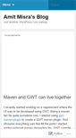 Mobile Screenshot of amitmisra.wordpress.com