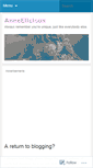 Mobile Screenshot of anneelicious.wordpress.com