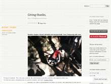 Tablet Screenshot of everythirdthought.wordpress.com