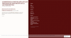 Desktop Screenshot of lecturayescritura.wordpress.com