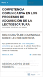 Mobile Screenshot of lecturayescritura.wordpress.com