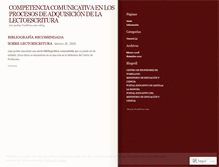 Tablet Screenshot of lecturayescritura.wordpress.com