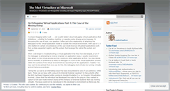 Desktop Screenshot of madvirtualizer.wordpress.com