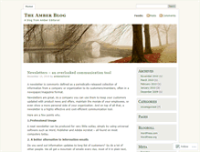 Tablet Screenshot of ambereditorial.wordpress.com