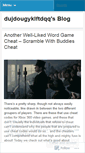 Mobile Screenshot of dujdougyklftdqq.wordpress.com