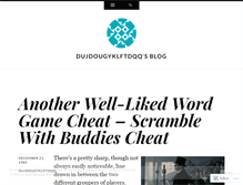 Tablet Screenshot of dujdougyklftdqq.wordpress.com