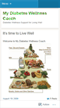 Mobile Screenshot of diabeteswellnesscoach.wordpress.com
