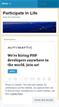 Mobile Screenshot of participateinlife.wordpress.com