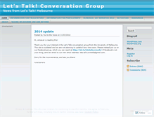 Tablet Screenshot of letstalkbysalp.wordpress.com